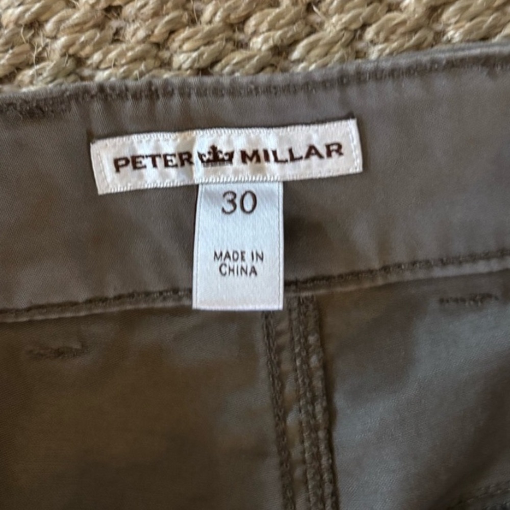 Peter Millar Wayfare Men’s five pocket pants dark grey—30 - Picture 3 of 4